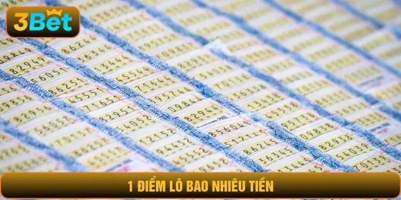 1 điểm lô bao nhiêu tiền