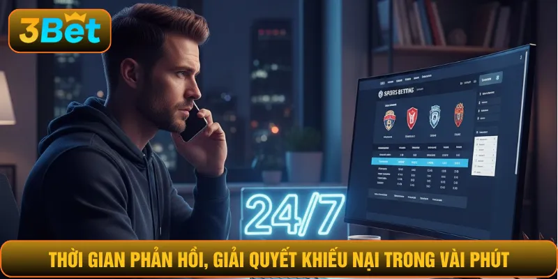 Thời gian phản hồi, giải quyết khiếu nại trong vài phút